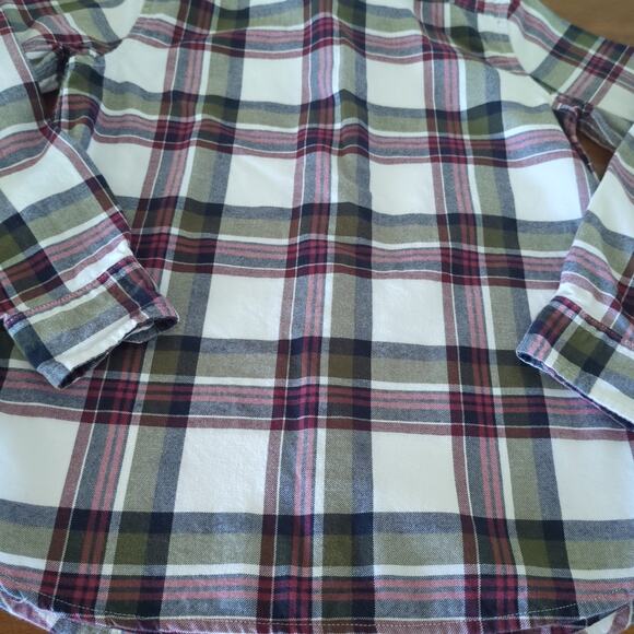 Janie & Jack boy's Plaid Brushed Twill long sleeve Button Down shirt size 8 GUC - Picture 7 of 7